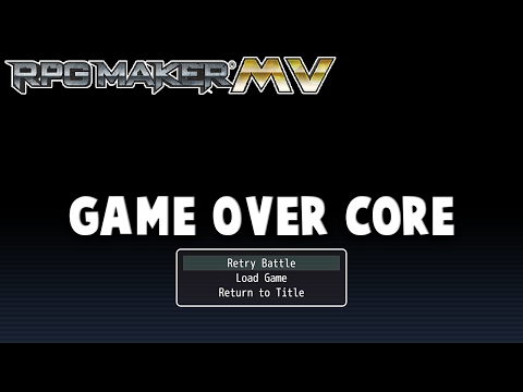 Видео: Плагин Game Over Core — RPG Maker MV