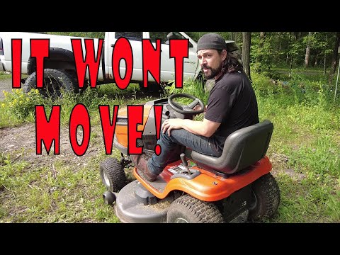 Видео: Газонокосилка Husqvarna не двигается! Как починить газонокосилку, которая не двигается и не едет,...