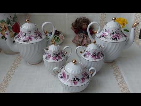 Видео: Фарфор.СССР.ЛФЗ. Сервиз "Лесные ягоды".👍👍👍💝💝💝