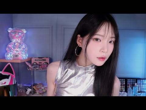 Видео: ASMR (No talking) Киберпанк-макияж, сделанный ртом (звук рта, Innerdible)