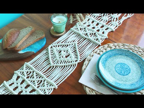 Видео: Мастер-класс макраме РАННЕР (дорожка на стол | декор праздничного стола)