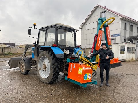 Видео: Обзор обновленной манипуляторной косилки