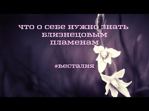Видео: То, что вы не знали про Близнецовые пламена #БлизнецовыеПламена #Весталия