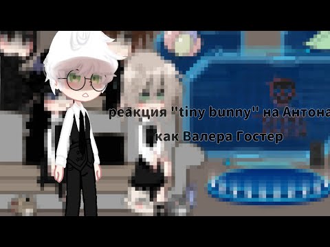 Видео: реакция tiny bunny на Антона как "Валера Гостер" дисклеймер в описании!