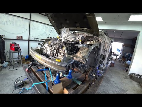 Видео: Subaru Outback.  Замена лонжерона.