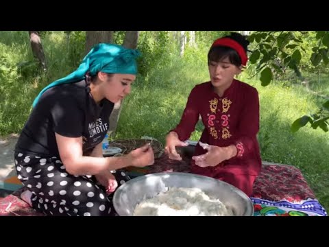 Видео: Uzbekistan. Как готовят узбекский Курт. Кишлак Овжасой! 1 серия