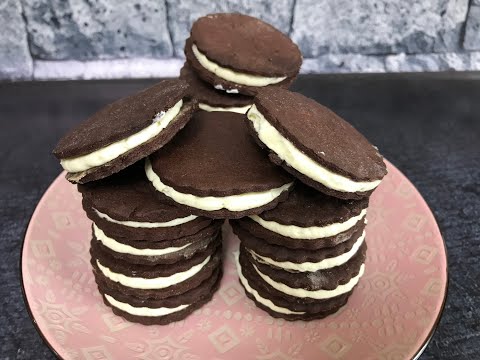 Видео: Домашнее Орео! Печенье Орео в Домашних Условиях! Как сделать Печенье Орео! / Oreo Cookies at Home!
