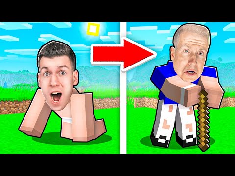 Видео: 😱 ВЛАДУС Стал *СКАНДАЛЬНЫМ* Стариком в Майнкрафт на 24 ЧАСА !