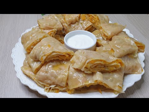 Видео: Eng mazali kamxarj qovoq xonim tayyorlash Xorazm style Kadi xonim☆Тыквенная  Ханум Узбекиский кухня.