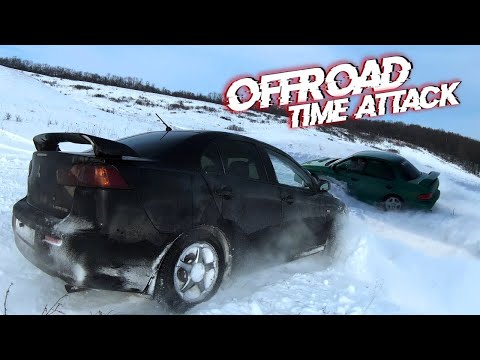 Видео: Lancer X поспорил с Subaru Impreza, Skoda Fabia, Honda, Terrano, Pajero и Нивой, кто быстрее! Ралли