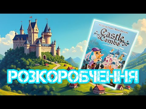 Видео: Castle Combo. Розкоробчення, вміст та компоненти гри.