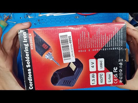 Видео: HYD2001.4 портативний паяльник 8W на цоколі E10