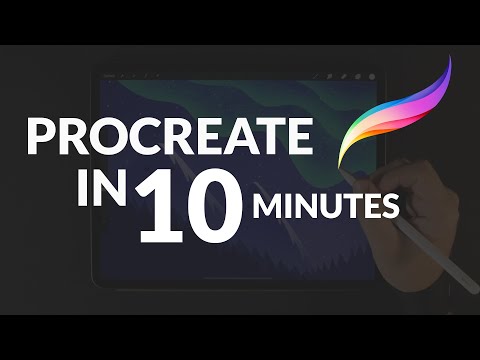 Видео: Введение в Procreate — основы для начинающих за 10 минут