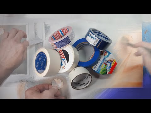 Видео: Малярные ленты для акварели