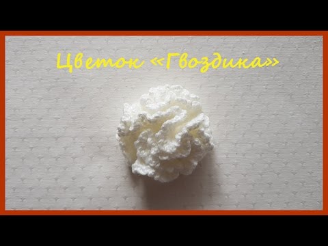 Видео: Гвоздика крючком. Вязаный цветок крючком. Вязание крючком / Flower Carnation