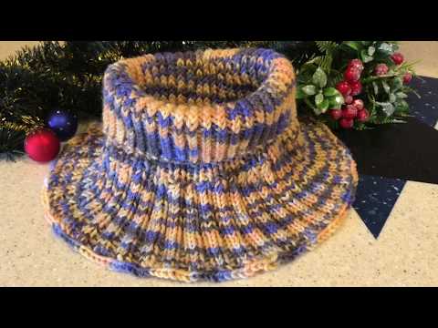 Видео: Детская Манишка спицами.