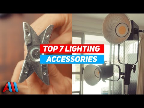 Видео: 7 аксессуаров для освещения, без которых я не могу жить, от Kupo Grip (аксессуары для осветительн...