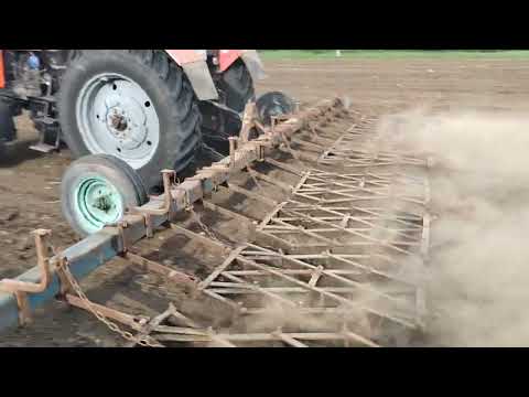 Видео: Боронование посевов пропашных культур.