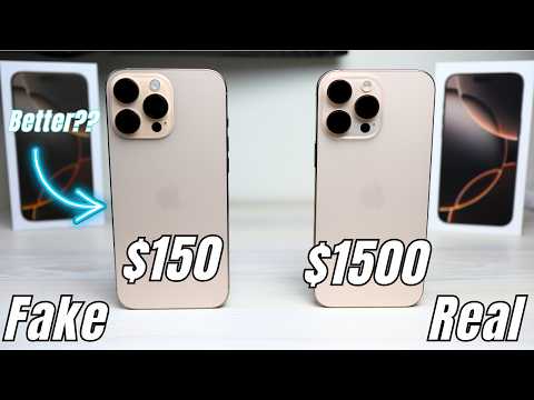 Видео: ПОДДЕЛЬНЫЙ iPhone 16 Pro Max ЛУЧШЕ НАСТОЯЩЕГО??