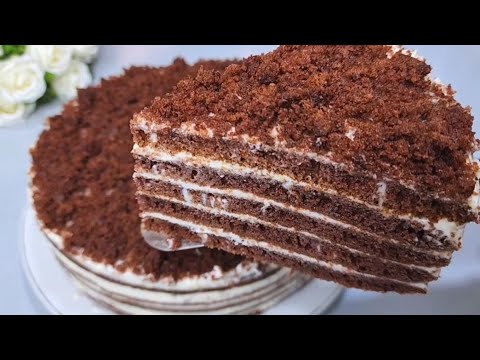 Видео: Торт "Десятиминутка" ПЕКУ пока закипает чайник ГЛАВНОЕ быстро и вкусно! Они такие вкусные