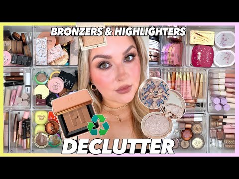 Видео: ДАВАЙТЕ РАСХЛАЖДАЕМСЯ МОИМИ БРОНЗАТОРАМИ И ХАЙЛАЙТЕРАМИ ♻️ Организация и расхламление