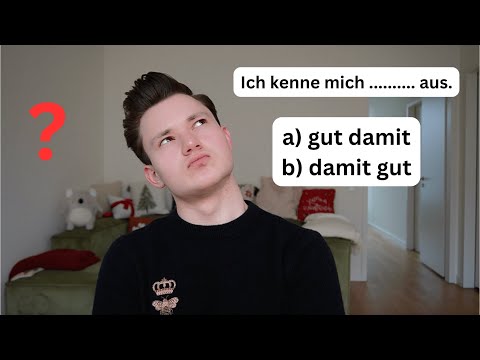 Видео: Позиция наречия в предложениях с глаголом с управлением (Deutsch B2, C1)