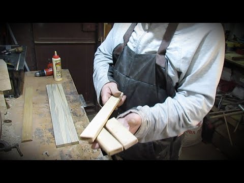 Видео: Столярка | Ваймы из обрезков за 20 секунд. Старый дедовский способ склеить щиты.