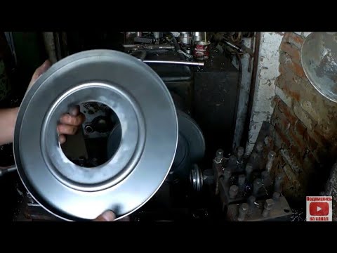 Видео: Ротационная вытяжка металла
