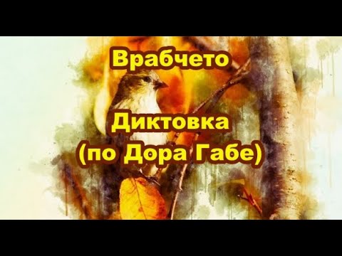 Видео: Врабчето - Диктовка(по Дора Габе) 3 клас