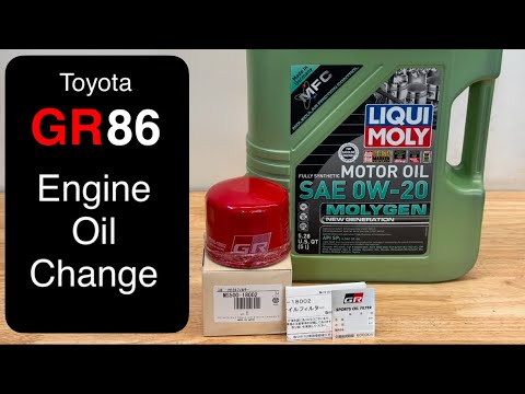 Видео: Замена масла в двигателе GR86