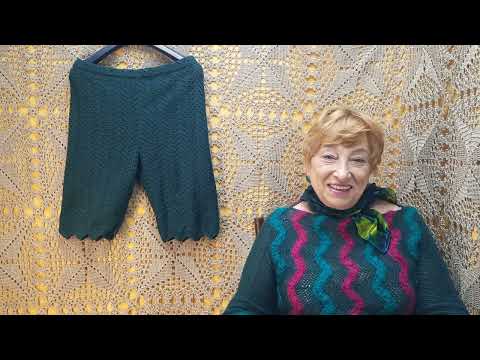 Видео: Вязаные штанишки "Озорница". Мастер-класс по вязанию крючком от О. С. Литвиной.