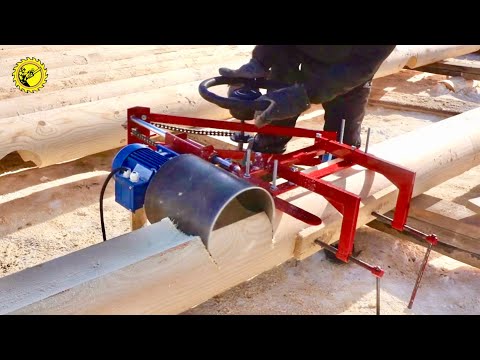 Видео: 30 опасных деревообрабатывающих станков в действии! | Деревообработка №2