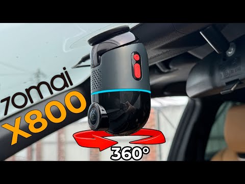 Видео: ЭКСКЛЮЗИВ 2025🔥 70mai OMNI X800 - Онлайн контроль 360° с ИИ, 4K и 60к/с