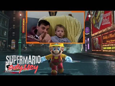 Видео: Мы нашли всего-лишь одну луну, а ВЫ? | SuperMario Odyssey Играем с сыном | Саша и Сирожа