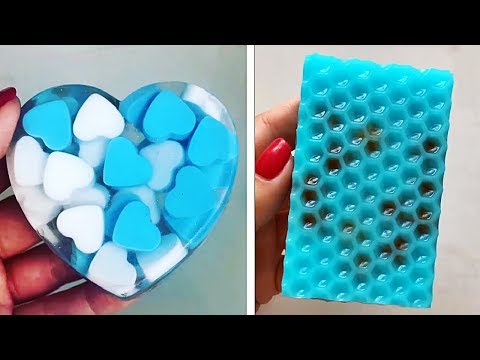 Видео: Асмр мыло резки | Удовлетворительное видео [ASMR] #73