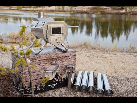 Видео: Gstove Heat View XL Camping Stove  - портативная походная отопительная печь