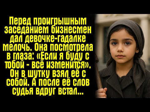 Видео: Перед проигрышным заседанием бизнесмен дал девочке-гадалке мелочь. Она посмотрела в глаза: «Если...