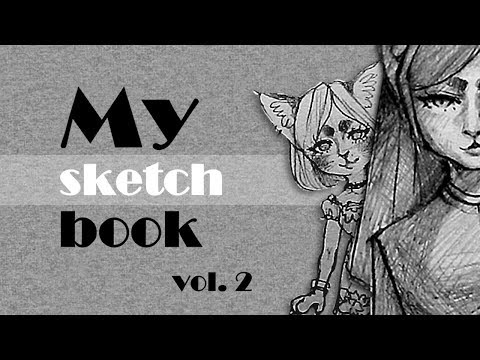 Видео: изрисовала весь скетчбук фуррями?