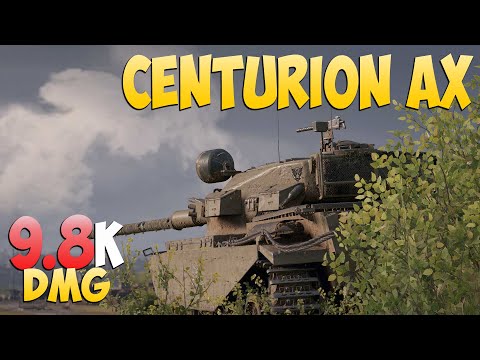 Видео: Centurion AX - 7 Kills 9.8K DMG - Молодец! - Мир Танков