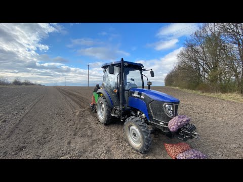 Видео: Посадка картоплі дворядною саджалкою / Ловол 504