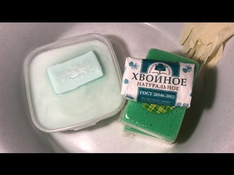 Видео: ASMR mushy soap😋ASMR размокшее мыло😋