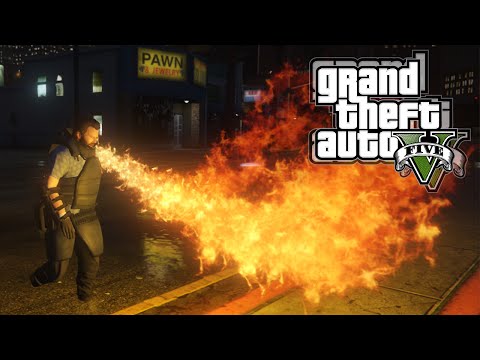 Видео: GTA 5 PC - Бълвам огън