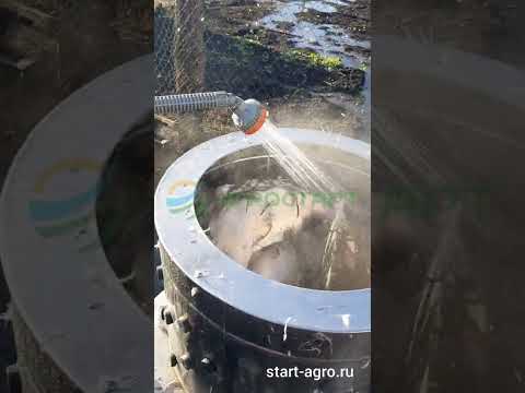 Видео: Перосъемная машина nt600a для уток гусей бройлеров и др. птицы. Отзыв покупателя. АГРОСТАРТ