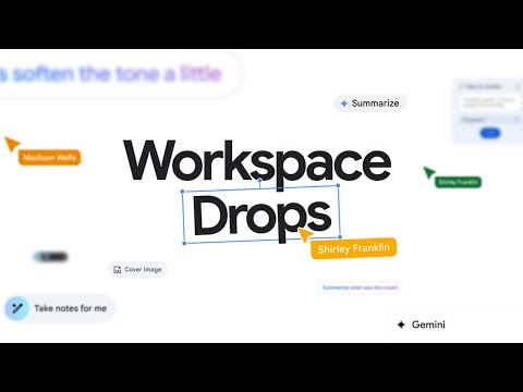Видео: Релиз Google Workspace: ИИ-улучшения
