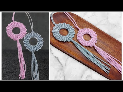 Видео: Брелок макраме Макраме пошаговая инструкция DIY macrame keychain Macrame tutorial #macrame #keychain