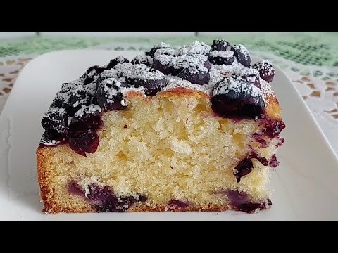 Видео: ВОЗДУШНЫЙ ПИРОГ С ЧЕРНИКОЙ/ПРОЩЕ ПРОСТОГО!!!!!