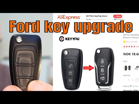 Видео: Как заменить аккумулятор, обновить ремонт и заменить выкидной ключ Ford Mondeo Focus S-Max Puma н...