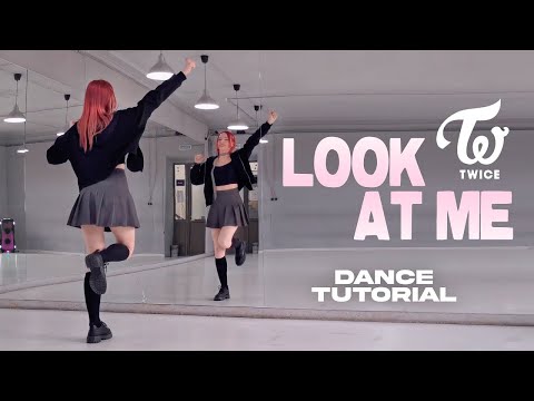 Видео: TWICE - LOOK AT ME dance tutorial на русском (припев) ENG SUB