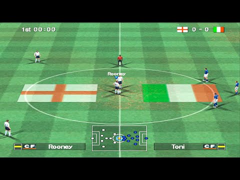 Видео: PES 6 — Англия против Италии | PS2