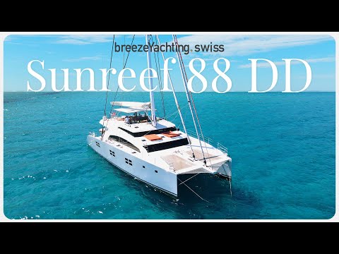 Видео: € 4.900.000 - 2017 Sunreef 88 DD 'Ruwani' - парусный катамаран на продажу